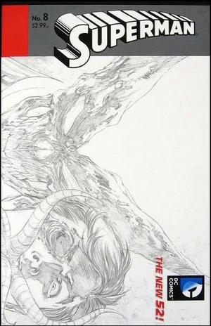 [Superman (series 3) 8 (variant wraparound sketch cover)]