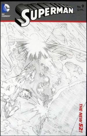 [Superman (series 3) 9 (variant wraparound sketch cover)]