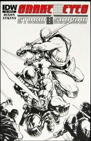 [G.I. Joe: Snake Eyes & Storm Shadow #13 (Retailer Incentive Cover B - Steve Ellis B&W)]