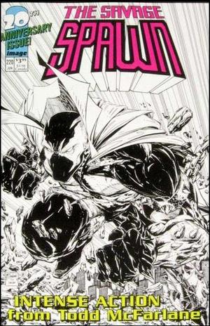 [Spawn #220 (Savage Dragon parody cover - variant B&W)]