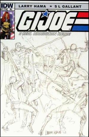 [G.I. Joe: A Real American Hero #179 (Retailer Incentive Cover - Larry Hama sketch)]