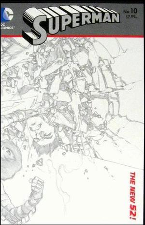 [Superman (series 3) 10 (variant wraparound sketch cover)]