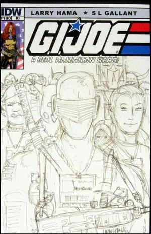 [G.I. Joe: A Real American Hero #180 (Retailer Incentive Cover - Larry Hama sketch)]