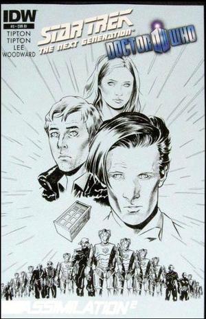 [Star Trek: The Next Generation / Doctor Who - Assimilation2 #3 (Retailer Incentive Cover - Elena Casagrande sketch)]