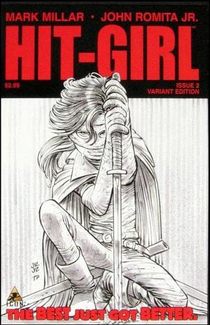 [Hit-Girl No. 2 (1st printing, variant sketch cover - John Romita Jr.)]
