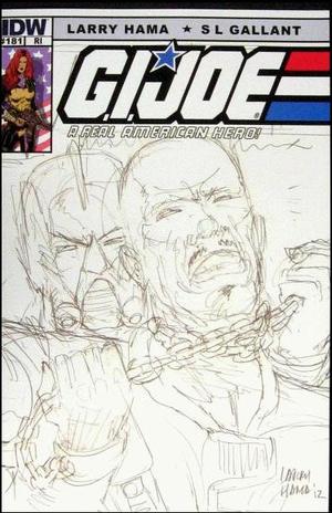 [G.I. Joe: A Real American Hero #181 (Retailer Incentive Cover - Larry Hama sketch)]