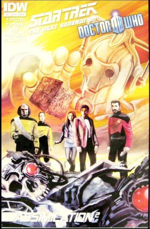 [Star Trek: The Next Generation / Doctor Who - Assimilation2 #4 (Cover A - J.K. Woodward)]