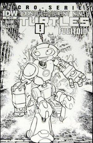 [Teenage Mutant Ninja Turtles Micro-Series #8: Fugitoid (Retailer Incentive B&W Cover - David Petersen)]