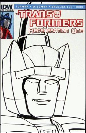 [Transformers: Regeneration One #81 (Retailer Incentive Cover B - Daniel Khanna hand-drawn sketch)]