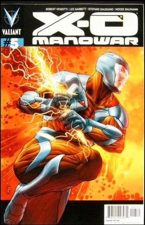 [X-O Manowar (series 3) #5 (variant cover - Patrick Zircher left half)]