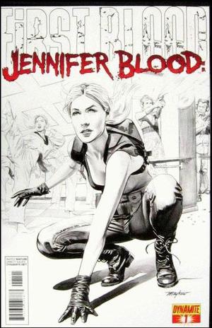 [Jennifer Blood - First Blood #1 (retailer incentive B&W cover)]