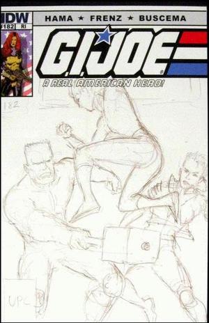[G.I. Joe: A Real American Hero #182 (retailer incentive cover - Larry Hama sketch)]