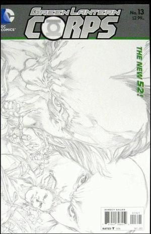 [Green Lantern Corps (series 3) 13 (variant wraparound sketch cover)]