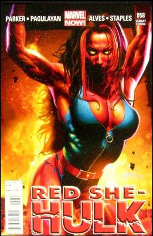 [Red She-Hulk No. 58 (1st printing, variant cover - Greg Horn)]