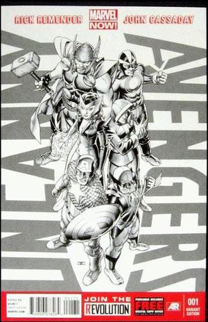 [Uncanny Avengers No. 1 (1st printing, variant sketch cover - John Cassaday)]