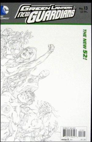 [Green Lantern: New Guardians 13 (variant wraparound sketch cover)]