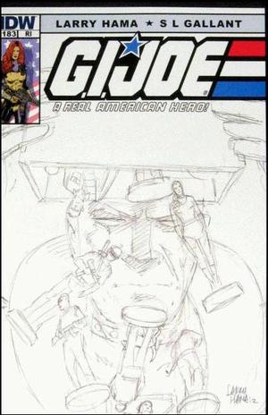 [G.I. Joe: A Real American Hero #183 (retailer incentive cover - Larry Hama sketch)]