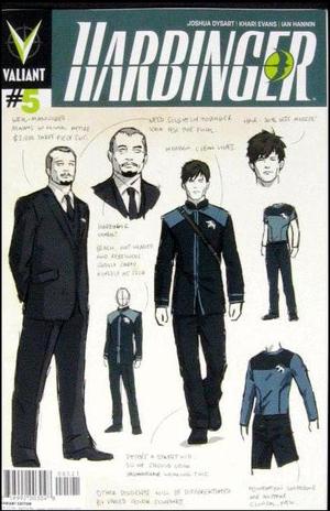 [Harbinger (series 2) No. 5 (variant character design cover - David Aja)]