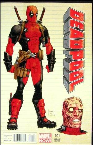 [Deadpool (series 4) No. 1 (1st printing, variant design cover - Tony Moore)]