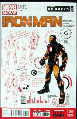 [Iron Man (series 5) No. 1 (1st printing, variant design cover - Carlo Pagulayan)]