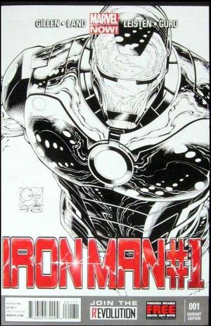 [Iron Man (series 5) No. 1 (1st printing, variant sketch cover - Joe Quesada)]