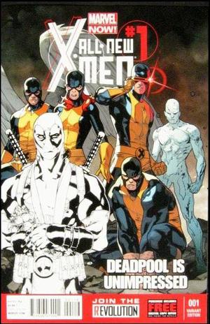 [All-New X-Men No. 1 (1st printing, variant Deadpool sketch cover - Stuart Immonen)]