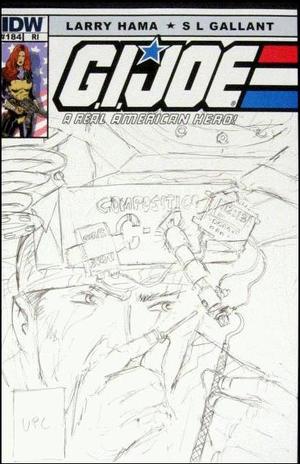 [G.I. Joe: A Real American Hero #184 (retailer incentive cover - Larry Hama sketch)]