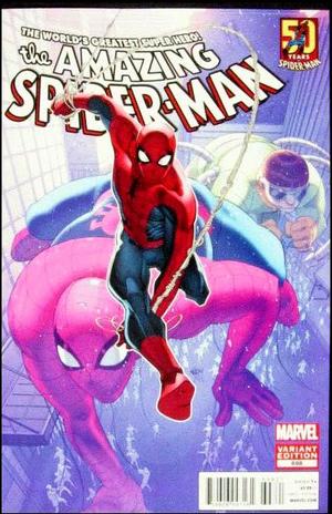 [Amazing Spider-Man Vol. 1, No. 698 (1st printing, variant Amazing Spider-Man 50th Anniversary cover - Pasqual Ferry)]