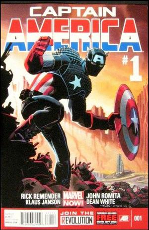 [Captain America (series 7) No. 1 (1st printing, standard cover - John Romita Jr.)]