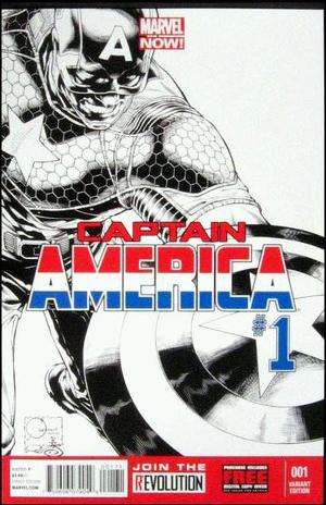 [Captain America (series 7) No. 1 (1st printing, variant sketch cover - Joe Quesada)]