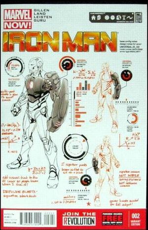 [Iron Man (series 5) No. 2 (variant design cover - Carlo Pagulayan)]