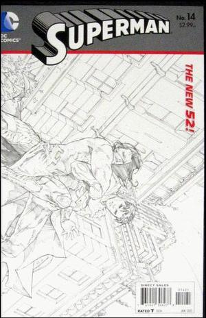 [Superman (series 3) 14 (variant wraparound sketch cover)]