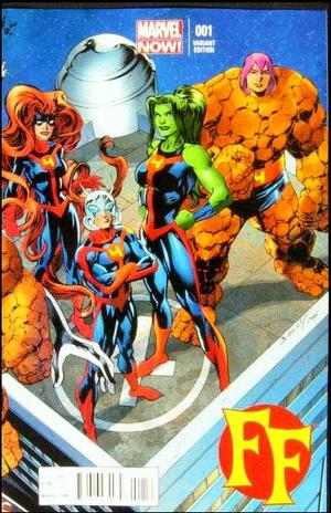 [FF (series 2) No. 1 (variant connecting cover - Mark Bagley)]