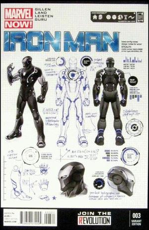 [Iron Man (series 5) No. 3 (1st printing, variant design cover - Carlo Pagulayan)]