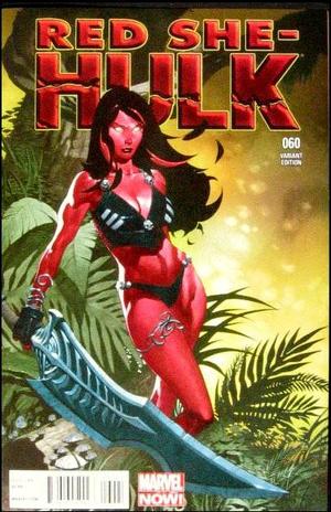 [Red She-Hulk No. 60 (variant cover - Chris Stevens)]