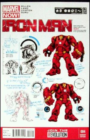 [Iron Man (series 5) No. 4 (1st printing, variant design cover - Carlo Pagulayan)]