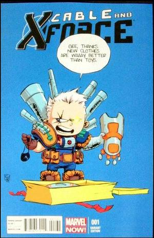 [Cable and X-Force No. 1 (variant Baby cover - Skottie Young)]
