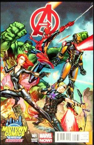 [Avengers (series 5) No. 1 (variant Midtown Comics exclusive connecting cover - J. Scott Campbell)]