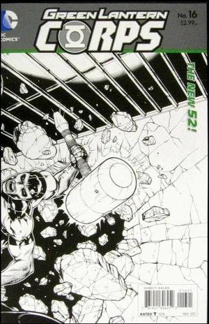[Green Lantern Corps (series 3) 16 (variant wraparound sketch cover)]