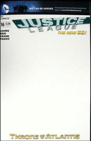[Justice League (series 2) 16 (variant We Can Be Heroes blank cover)]