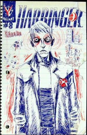 [Harbinger (series 2) No. 8 (variant cover - Jeff Lemire)]