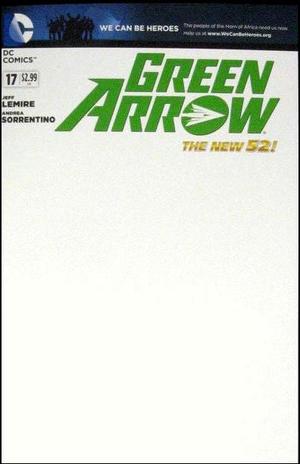[Green Arrow (series 6) 17 (variant We Can Be Heroes blank cover)]