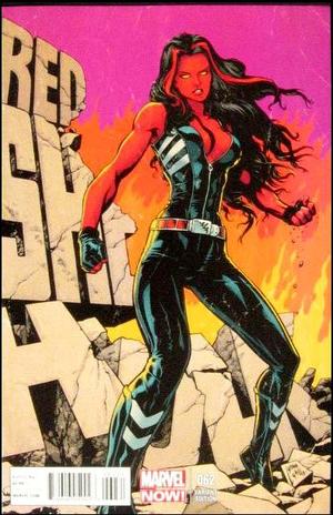 [Red She-Hulk No. 62 (variant cover - Steve Lightle)]