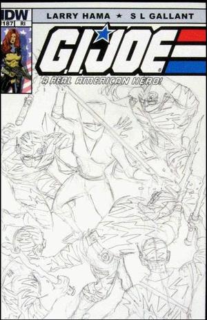 [G.I. Joe: A Real American Hero #187 (retailer incentive cover - Larry Hama sketch)]