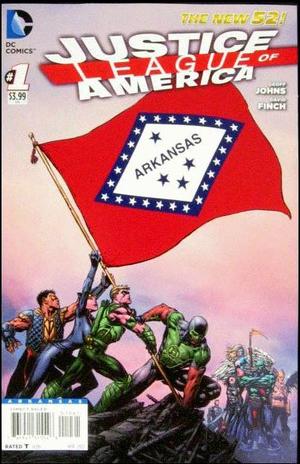 [Justice League of America (series 3) 1 (variant Arkansas flag cover)]