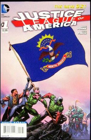 [Justice League of America (series 3) 1 (variant North Dakota flag cover)]