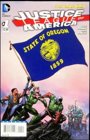 [Justice League of America (series 3) 1 (variant Oregon flag cover)]