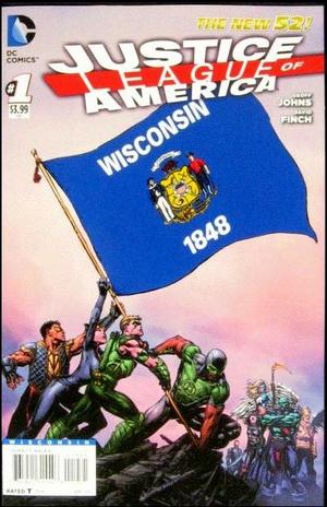 [Justice League of America (series 3) 1 (variant Wisconsin flag cover)]