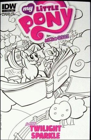 [My Little Pony Micro-Series #1: Twilight Sparkle (Variant Subscription Cover - Thomas Zahler B&W)]