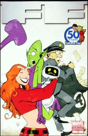 [FF (series 1) No. 12 (variant Fantastic Four 50th Anniversary cover - Skottie Young)]